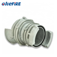 Okefire Vente Chaude Raccord Réducteur Français en Aluminium et Acier Inoxydable Argenté 1 1/2"~4"