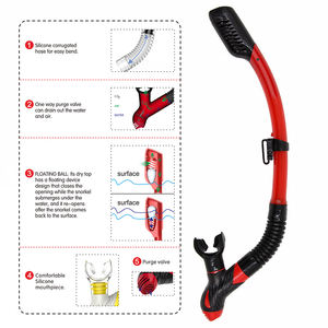 डाइविंग मास्क फिन्स और स्नॉर्कल ने तैराकी डाइविंग सामान एंटी फॉग रेजिन लेन्स डाइविंग मास्क का इस्तेमाल किया - Product Image 5