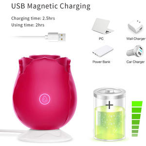 Venta caliente flor vibrador pezón estimulador de clítoris producto adulto chupando Rosa vibrador juguete sexual para mujeres - Product Image 5