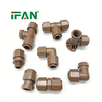 IFAN Vente Chaude Raccords Rapides PPR à Encliquetage 20-63mm Coude, Raccord Coupelle, Té pour Tuyaux PPR