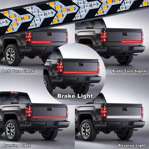 Yosovlamp <span class=keywords><strong>48</strong></span> pouces haute luminosité voiture clignotant bande lumineuse de frein 12V-24V avertissement de course pour y compris Golf Versa <span class=keywords><strong>Tucson</strong></span> - Product Image 2