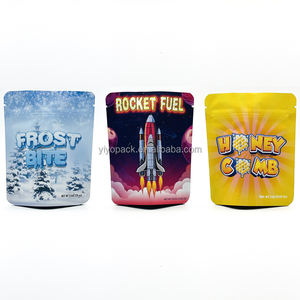 Bolsa de Plástico Laminada de 3.5g 14g 28g, Mate, a Prueba de Olores, con Cierre Hermético a Prueba de Niños, Tipo Doypack - Product Image 3