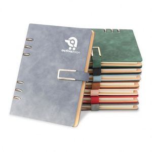 Carnets à anneaux A5 de qualité supérieure avec logo personnalisable, carnets professionnels B5 à pages détachables, carnets de notes de conférence en gros - Product Image 3