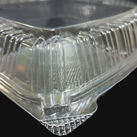 SP2741 Boîte alimentaire transparente en plastique de haute qualité boîte à dessert en plastique avec couvercle en forme de dôme boîte à viande avec couvercle
