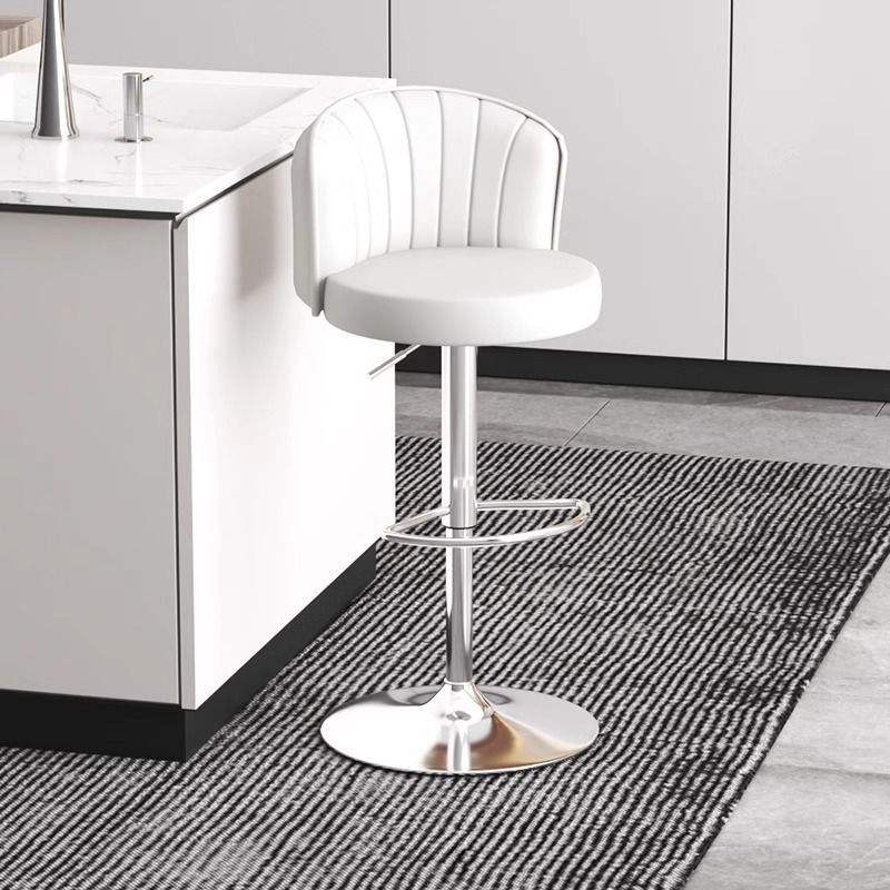 Style haut, cadre argenté galvanisé, blanc cassé