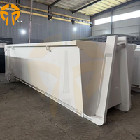 Nouvelle Arrivée Conteneurs de Collecte des Déchets de 15-40 Yards Cubiques avec Logo d'Entreprise, Type Hook Lift, Fabriqués en Chine