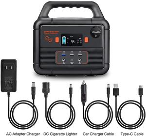 300 Вт портативная электростанция 110 В/220 В Аварийная зарядка чистый синусоидальный инвертор солнечная панель автомобильный фонарик - Product Image 6