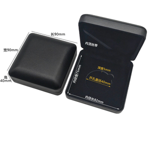 Caja de Regalo Cuadrada de Metal Creativa de PU de Alta Gama para Monedas Conmemorativas, Medallas del Zodíaco y Colección de Broches - Product Image 5