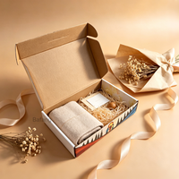 Caja de Papel Corrugado Ecológica, Reciclable, Impresa en Offset, con Dimensiones Personalizadas, Resistente a Impactos, con Protección UV, para Envasado de Alimentos, Ropa y Juguetes