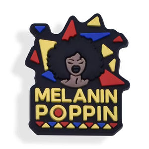 Nuevos dijes de PVC de diseño para zuecos y sandalias, estilo 'Girl <span class=keywords><strong>Boss</strong></span>' y 'Pink Girl Magic', accesorios para calzado. - Product Image 5