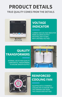 Transformateur de surtension monophasé 100 KVA, autotransformateur toroïdal, tension personnalisée, conversion industrielle 50 Hz 60 Hz