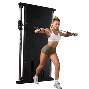 Multi System Function Trainer <b>Strength</b> Gym Single Wall Mounted Cable Crossover Trainer Machine - Product Image 3