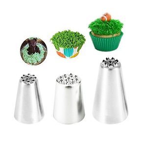 Juego de 3 Boquillas de Acero Inoxidable 304 para Decoración de Pasteles de Alta Gama y Herramientas de Reposterí<span class=keywords><strong>a</strong></span> - Product Image 1