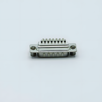 Conectores D-SUB de Alta Conductividad y Anticorrosión, Personalizados, DB9 DB25, Macho y Hembra, para Comunicación, Marca JIANGJI, Blanco/Negro