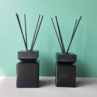 Nouveau design de flacon diffuseur de parfum, flacon vide de luxe pour diffuseur à bâtonnets