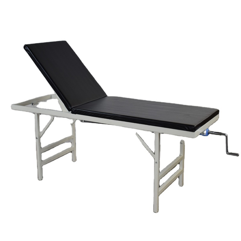 Best Selling One function manual flat medical examination bed hospital patient bed
