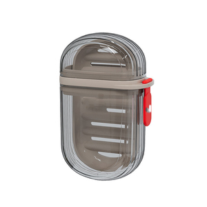 Wholesale Portable Plastic <b>Soap</b> Container with Cover Travel-friendly Bathroom <b>Set</b> Drainable Dish Tray and Holder - Product Image 2