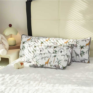 หมอนรองตัวเด็กทารก Tencel ขายส่ง OEM, ชุดหมอนคู่หูเด็กเล็กที่นุ่มสบาย ผลิตจากใยไผ่ผสมสแปนเด็กซ์, หมอนเพื่อนนอนสำหรับเด็ก - Product Image 4