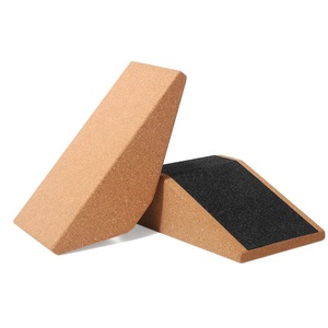 Jinlangte Paire <span class=keywords><strong>de</strong></span> blocs <span class=keywords><strong>de</strong></span> yoga en liège personnalisés, réglables et antidérapants, pour squats et rehausseurs <span class=keywords><strong>de</strong></span> talon, pour le sport - Product Image 3