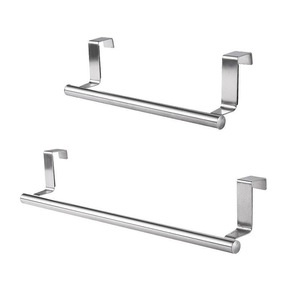 Home and Hotel Bathroom <strong>Towel</strong> Hanging Rod Rack Kitchen <strong>Towel</strong> <strong>Hook</strong> Stainless Steel Retractable <strong>Towel</strong> Holder - Product Image 1