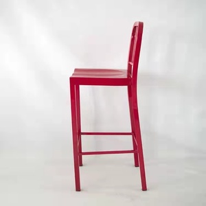 Factory Wholesale Modern Cooling Metal Navy Bar <b>Chairs</b> Coffee Shop & Restaurant Colorful <b>Dining</b> <b>Chair</b> for Home Furniture Use - Product Image 5