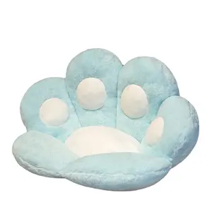 1 pc新款爪子枕头动物坐垫毛绒小沙发室内地板家居椅装饰冬季儿童礼品