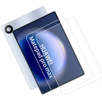 Protection d'écran en verre trempé 2.5D 9H transparent anti-rayures pour tablette Huawei Matepad Pro Max