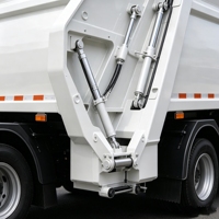 Camion compacteur à ordures JAC 4x2 diesel manuel 5-6 m³ 2-3 tonnes de charge utile Euro 6 pour la collecte des déchets sanitaires