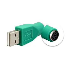 זכר USB PS2 נקבה מתאם ממיר USB מחבר למחשב כדי עבור PS 2 מקלדת עכבר
