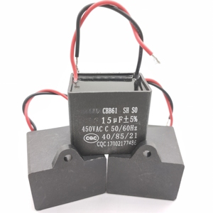 Condensateurs de ventilateur 450 Vca 5,5 µF 2 µF 4 µF 6 µF 14 µF <span class=keywords><strong>CBB61</strong></span> pour ventilateur de plafond - Product Image 1