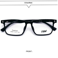 Nouveau TR90 lunettes à monture carrée à la mode conception d'étudiant d'affaires Ultra-léger confortable peut être ajusté populaire mixte solide