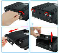 2024 Usine pas cher AI ADAS DSM tracker 4G 3G WIFI GPS carte sd 2 to AHD h.265 1080p 2MP mobile dvr véhicule voiture boîte noire