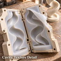 Moule en résine Tietuo + noyau en silicone pour œuvres d'art en PU C293-G4, spécialiste des composants imitation bois en polyuréthane