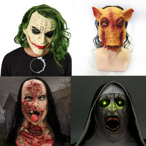 <span class=keywords><strong>Masque</strong></span> nonne Valak en <span class=keywords><strong>Latex</strong></span>, objet de décoration de fête, vraie Touch, effrayant, pour Halloween - Product Image 5