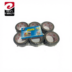 Cinta Adhesiva de Espuma de Goma Impermeable de Una Cara Sensible a la Presión Mnj Cinta Silver 4.8cm x 20m, Paquete de 6 Unidades para Sellado de Cartones - Product Image 1