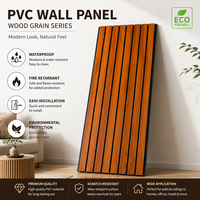 Panel de Pared de PVC de Fábrica, Revestimiento Decorativo para Paredes Interiores, Panel de Decoración de Paredes Resistente al Agua y al Fuego