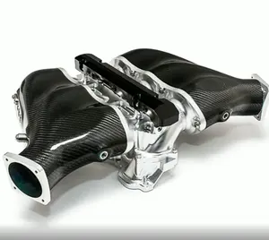 Manufacturer custom made carbon fiber composite molding part car exhaust pipe