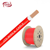 Fabricantes de paneles de alimentación Cable de elastómero trenzado de cobre puro con aislamiento de X-hf-110 35mm 50mm 70mm 95mm2 Cable de un solo núcleo