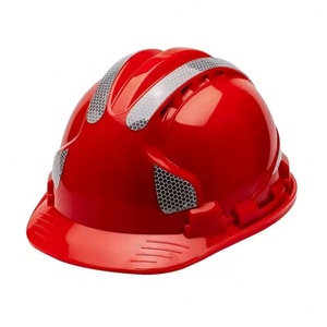 Casque de sécurité de chantier à cinq nervures, classique/reflecteur, en ABS épaissi, respirant, anti-écrasement, vente directe usine - Product Image 2