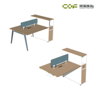 Bureau de travail moderne en MDF avec tiroirs, 2 à 4 places, poste de travail ergonomique pour ordinateur portable, postes de travail modulaires