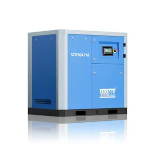 37-75kw 25-100hp Permanent Magnetic Rotary Screw Air Compressors Compressor With Inverter SCR30APM