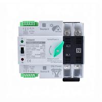 Commutateur de transfert automatique (ATS) triphasé 4 pôles 100A PC, temps de transfert de 0,05s, design compact sur rail DIN, OEM ODM CE