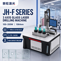 Dispositif de fixation CNC automatique à trois axes pour ligne de production d'emballages en verre, machine de perçage au laser du verre