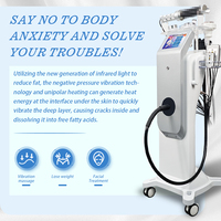 Appareil de massage par vibration 80K, thérapie par vide 9 en 1, drainage lymphatique par cavitation, rouleau à billes interne, machine de cavitation 40K, machine de cavitation 80K