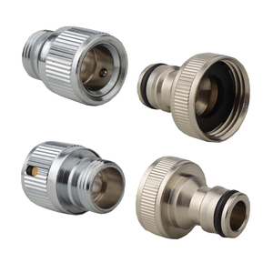 Khớp nối ống nước áp lực cao vòi đồng vườn Hose Coupler nhanh chóng phát hành nối Adapter thép không gỉ phụ kiện - Product Image 1