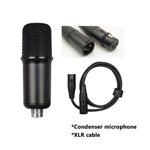 Microphone à condensateur XLR de bureau pour podcasting avec alimentation fantôme 48V pour les conférences et l'enregistrement en studio - Product Image 2