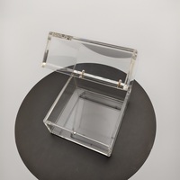 Présentoir à bijoux en acrylique transparent incliné, support de présentation d'accessoires pour montres, bracelets, bagues, stand de vente au détail ZL-136B