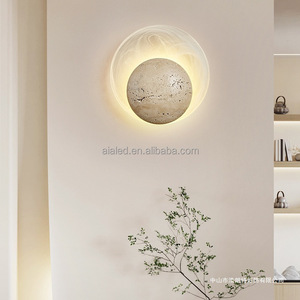 Creative Cave Stones le Designer le Chevet Applique Chambre Moderne Crémeux Applique Murale dans le Couloir de Marbre le Salon - Product Image 4