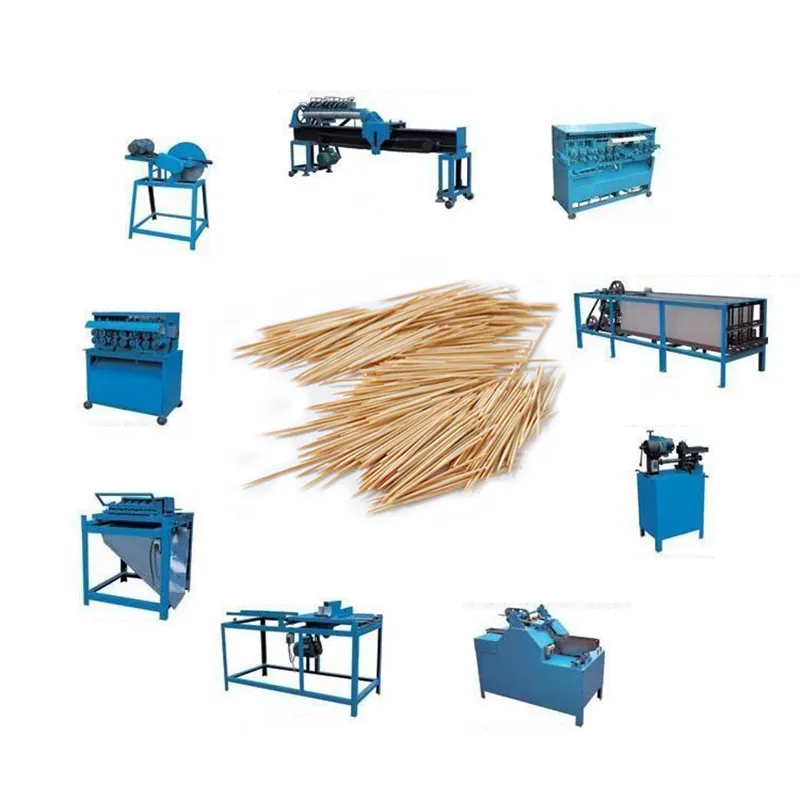 Machine Making Toothpicks Bamboo Wooden Toothpick Making Machine Production Line Automatic