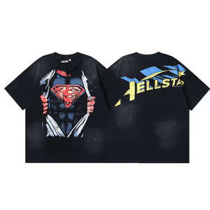 Vente directe d'usine, t-shirts pour hommes à la mode, série Animal Hell and Star NFC, imprimés, 260g, coton pur, style japonais, coupe classique - Product Image 3